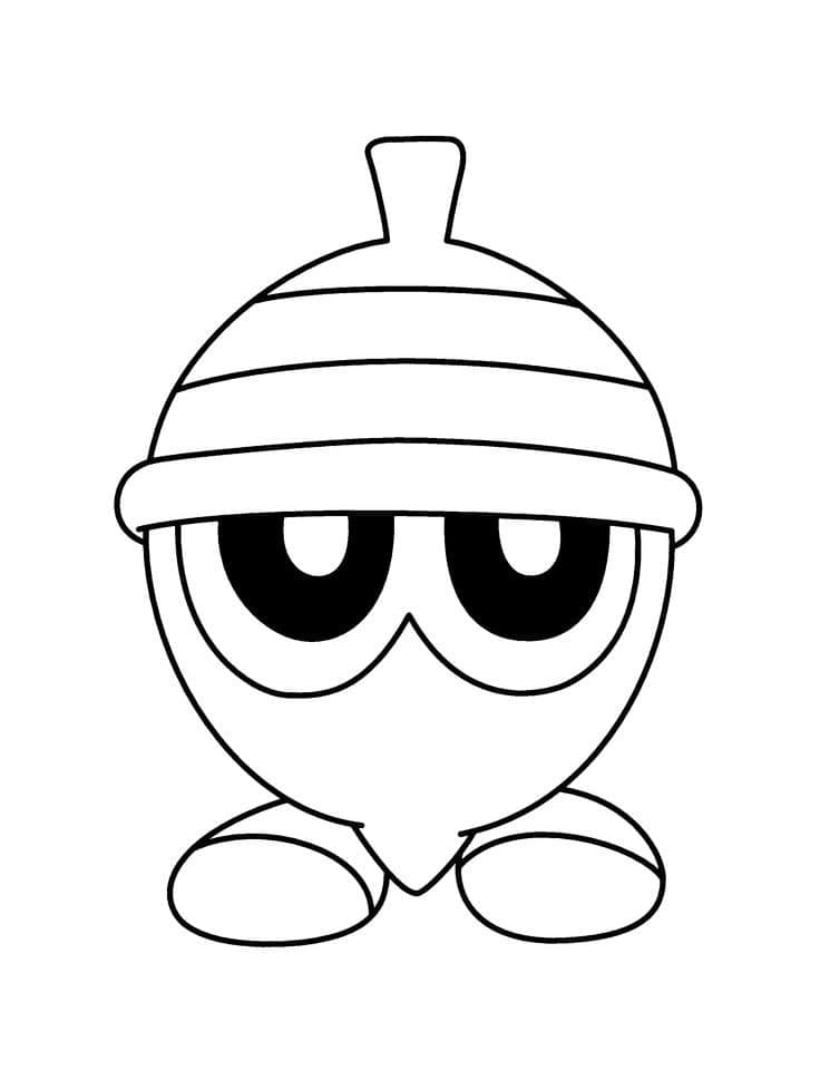 Desenho de Seedot Pokemon para Colorir e Pintar