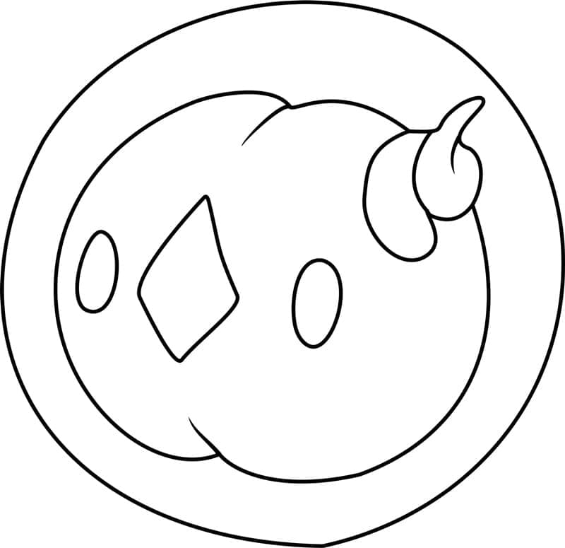 Desenho de Solosis Pokemon para Colorir e Pintar