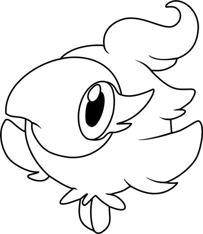 Desenho de Spritzee Pokemon para Colorir e Pintar