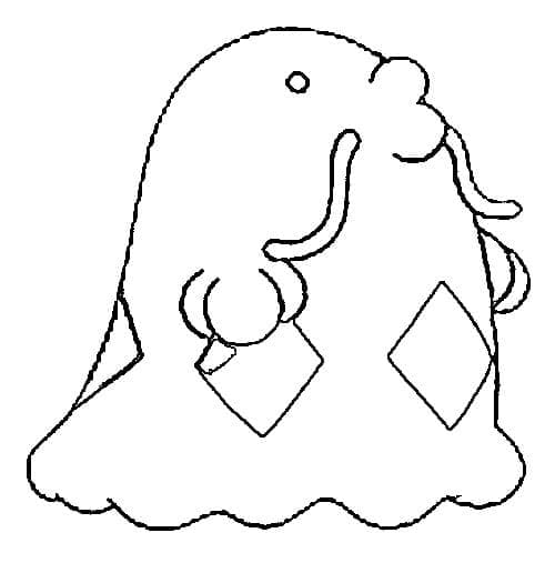 Desenho de Swalot Pokemon para Colorir e Pintar