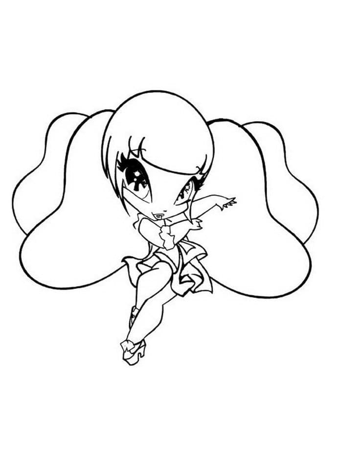 Desenho de Adorável Pop Pixie para Colorir e Pintar