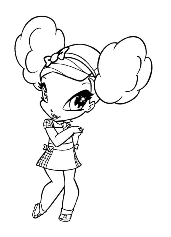 Desenho de Caramel Pop Pixie para Colorir e Pintar