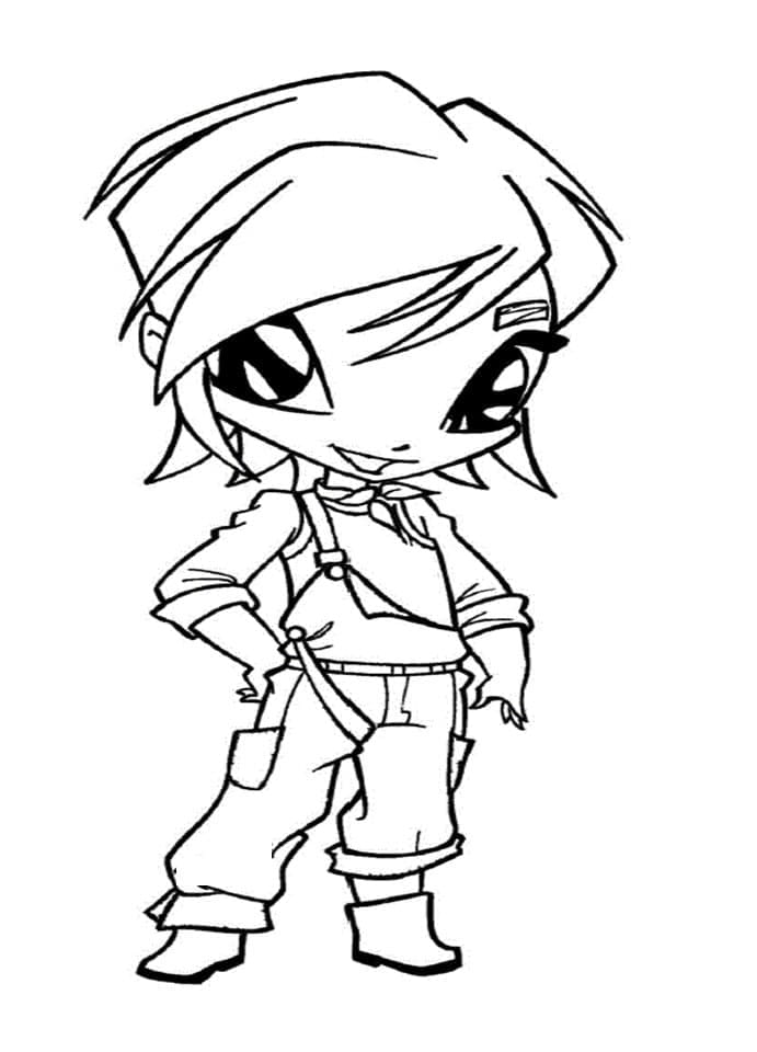 Desenho de Fixit Pop Pixie para Colorir e Pintar