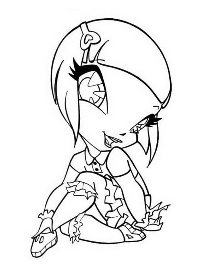 Desenho de Lockette de Pop Pixie para Colorir e Pintar