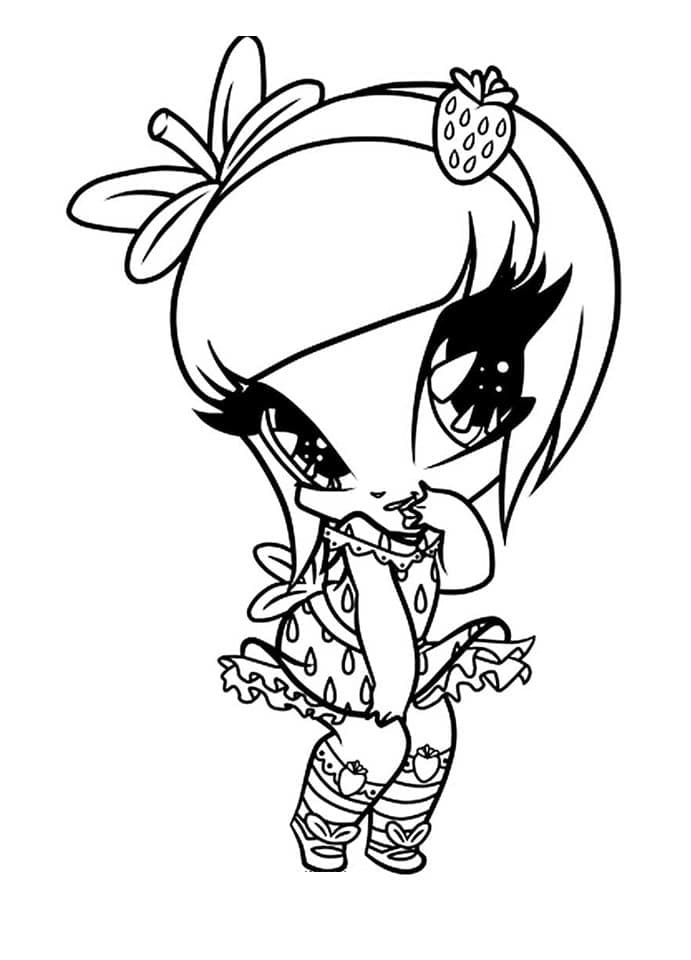 Desenho de Lockette Pop Pixie para Colorir e Pintar