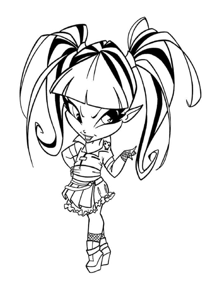 Desenho de Pop Pixie Grátis para Colorir e Pintar