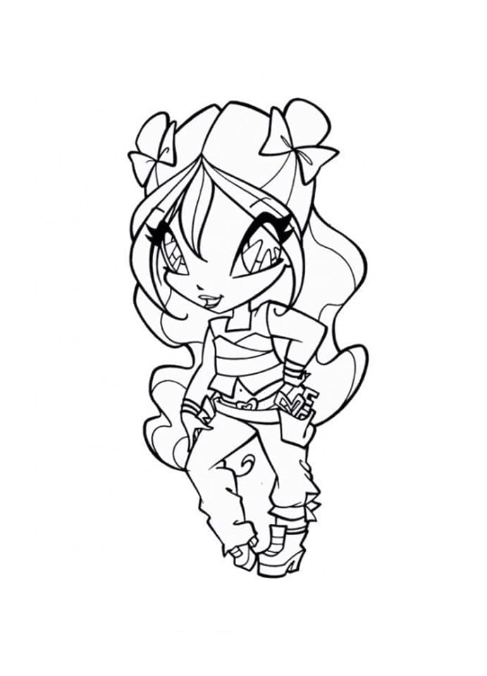 Desenho Imprimivel de Pop Pixie para Colorir e Pintar