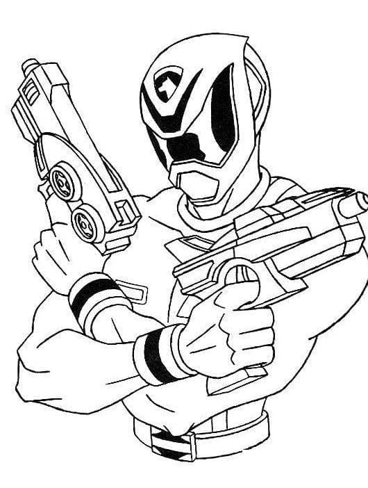 Desenho de Power Rangers Spd para Colorir e Pintar