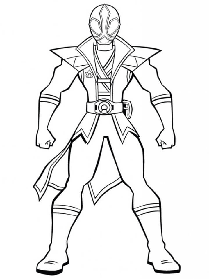 Desenho de Power Ranger Pdf Grátis para Imprimir e Pintar