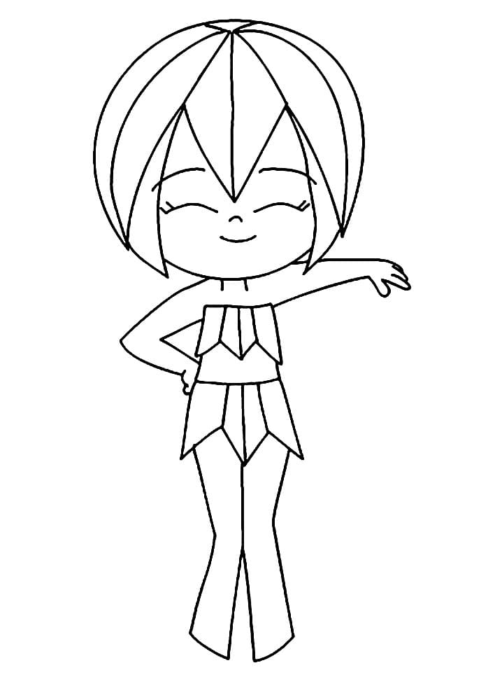 Desenho da Ester Princesas do Mar para Pintar