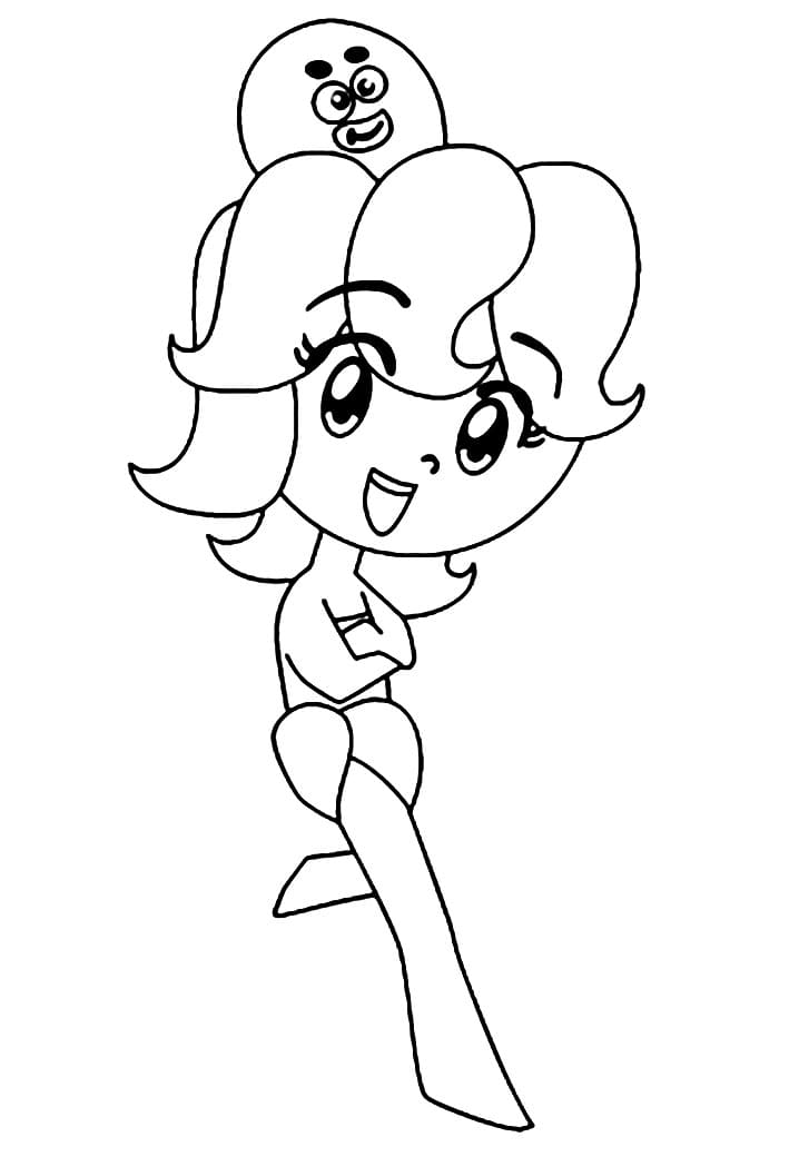 Desenho de Polvina Princesas do Mar para Colorir Download e Pintar