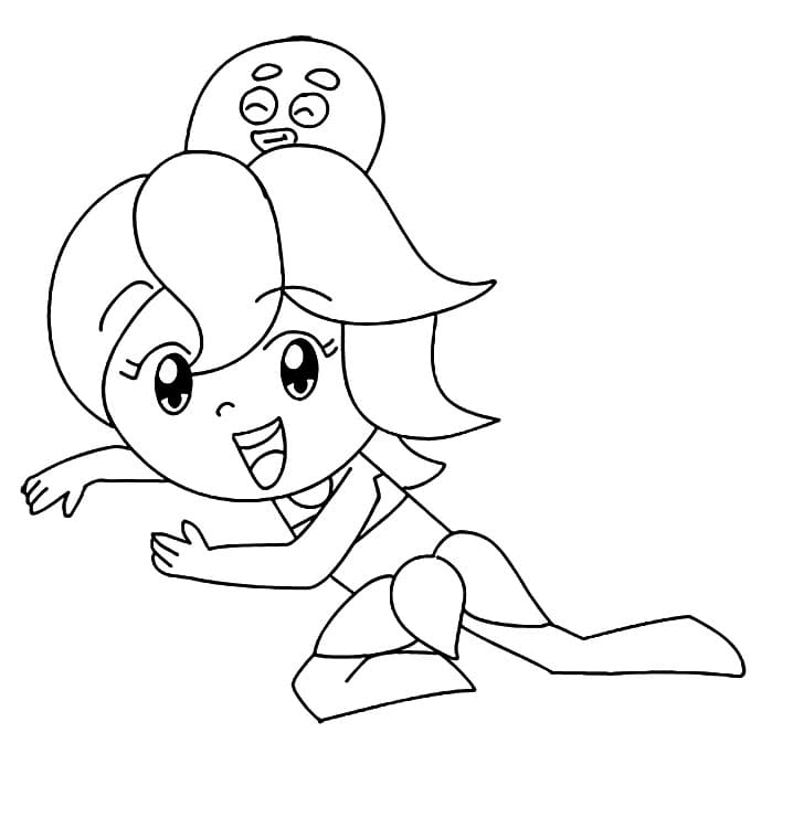 Desenho de Polvina Princesas do Mar Pdf para Colorir e Pintar