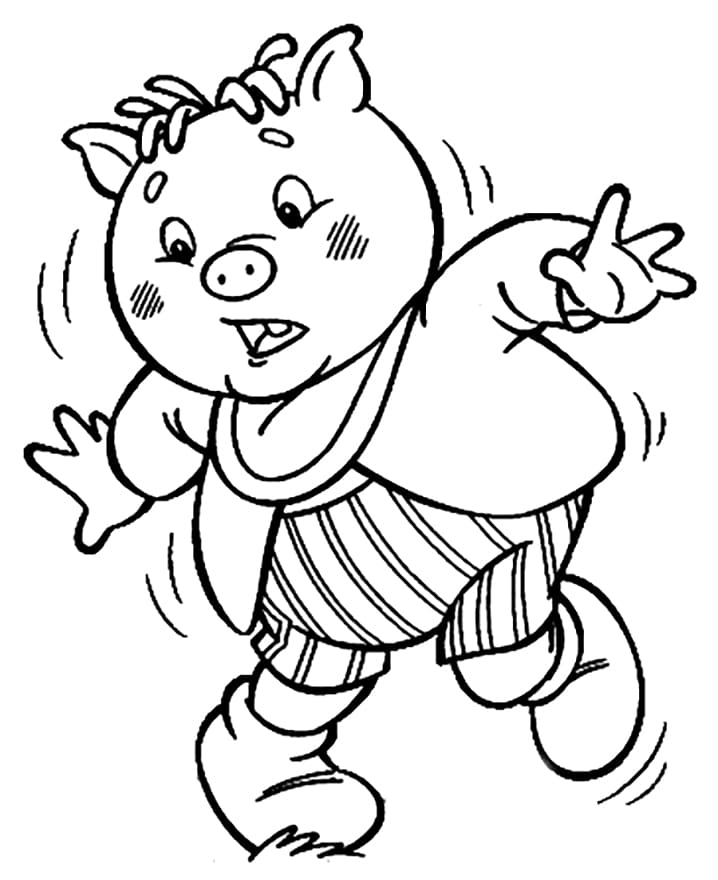 Desenho de Rabico Sítio do Picapau Amarelo Download para Imprimir e Colorir e Pintar