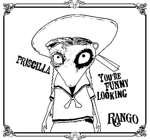 Desenho de Rango para Colorir Download e Pintar