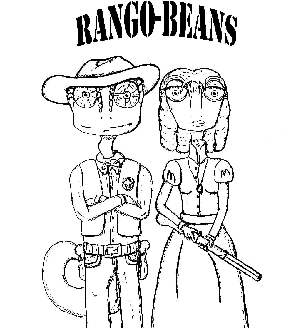 Desenho de Rango para Colorir Imprimivel e Pintar