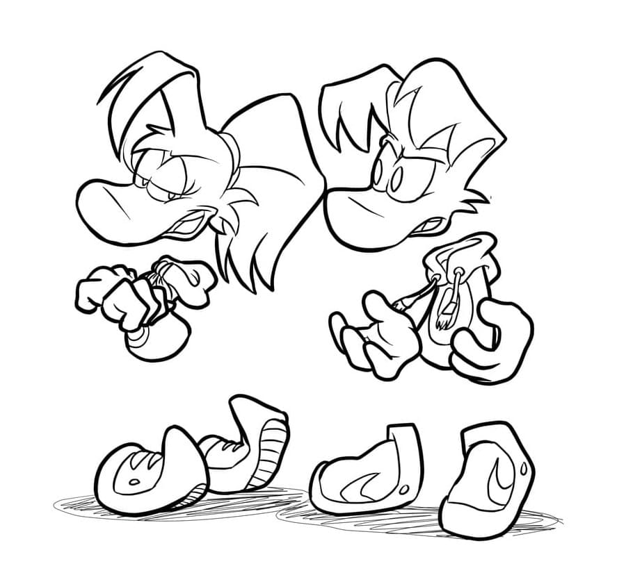 Desenho Rayman 9 para Colorir e Pintar