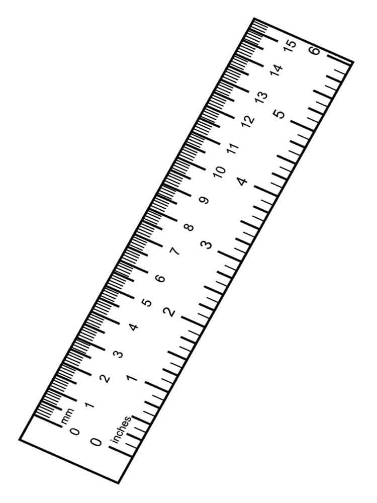 Desenho de Régua para Colorir Fácil e Pintar
