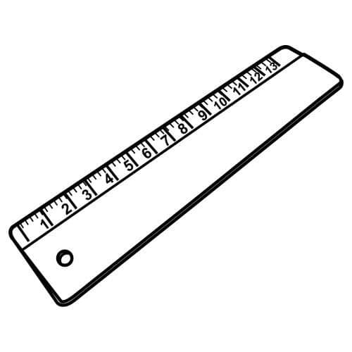 Desenho Imprimivel em Pdf de Régua para Colorir e Pintar