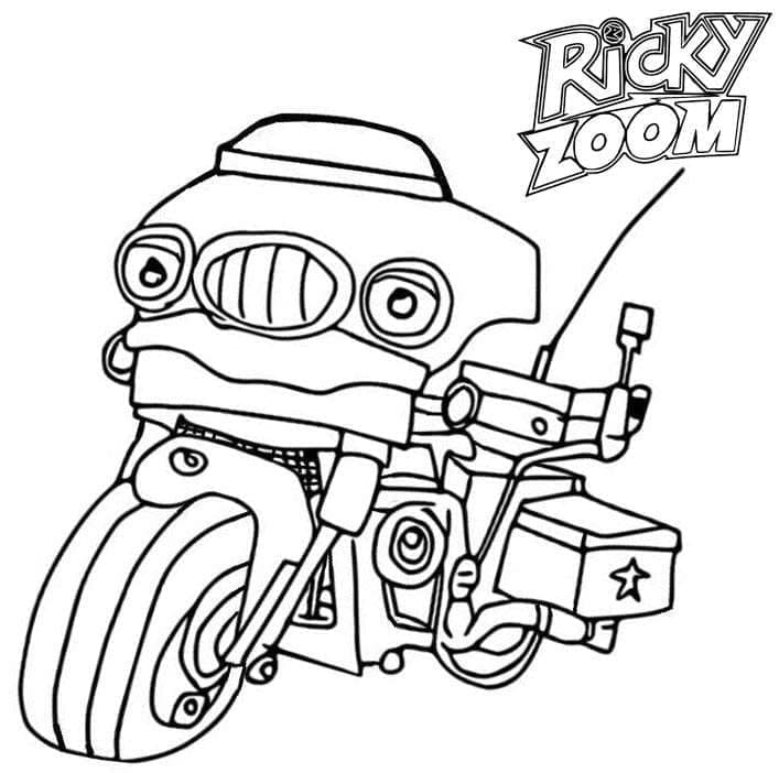 Desenho de Ricky Zoom para Colorir Download e Pintar