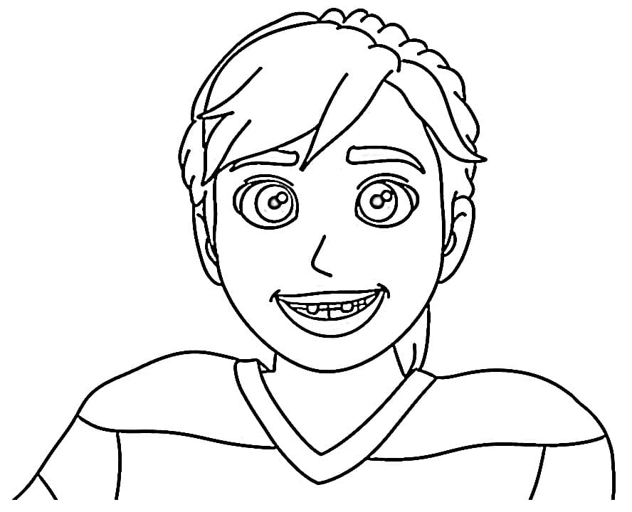 Desenho de Riley Grátis para Colorir e Pintar