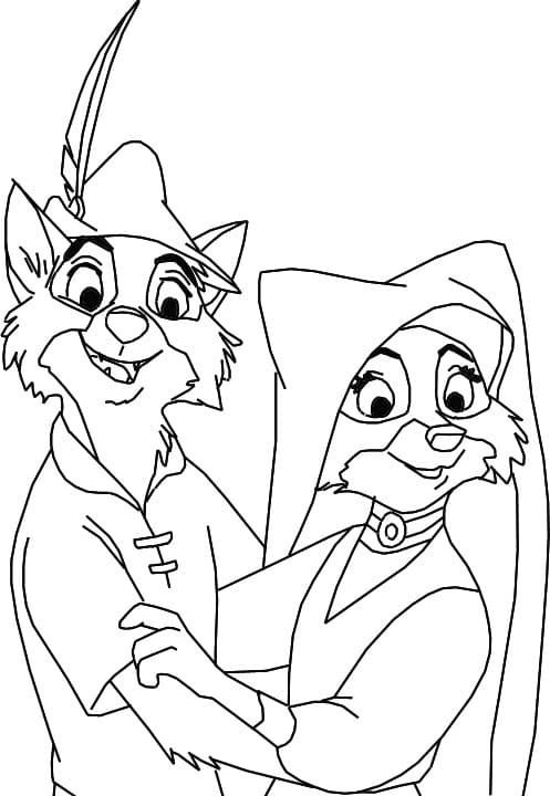 Desenho de Robin Hood para Colorir Imprimivel e Pintar