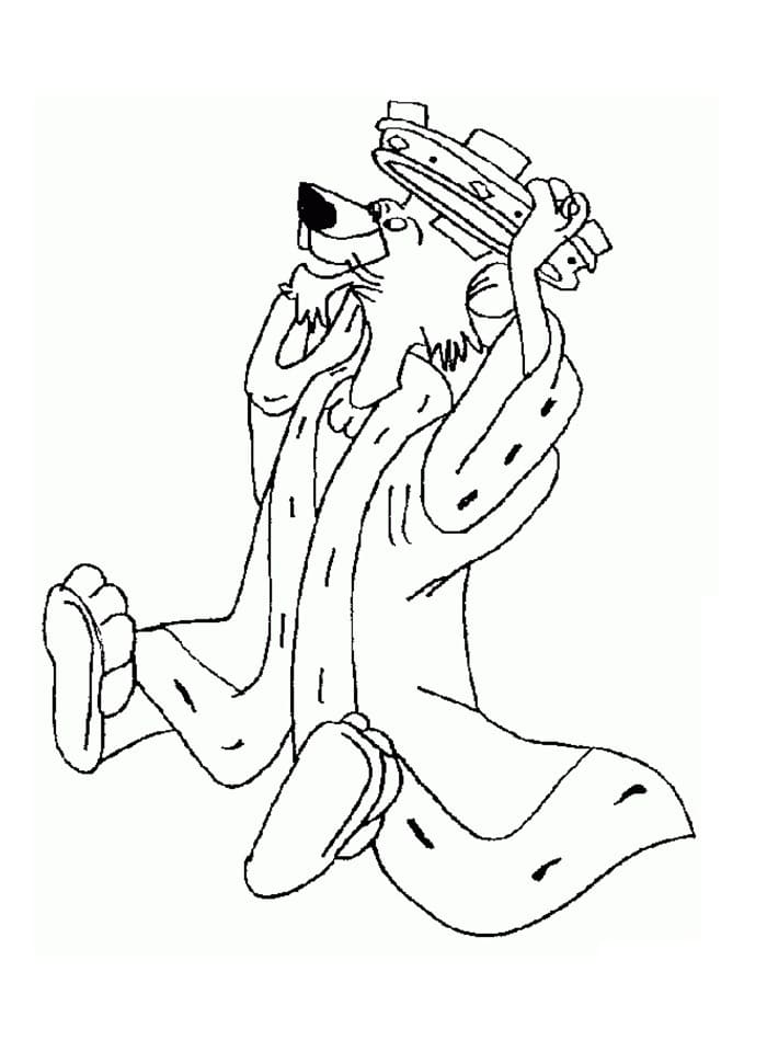 Desenho de Robin Hood Pdf para Imprimir Grátis e Pintar