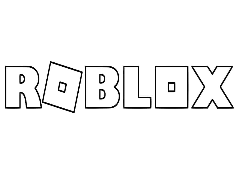 Desenho de Roblox Grátis para Crianças para Colorir e Pintar