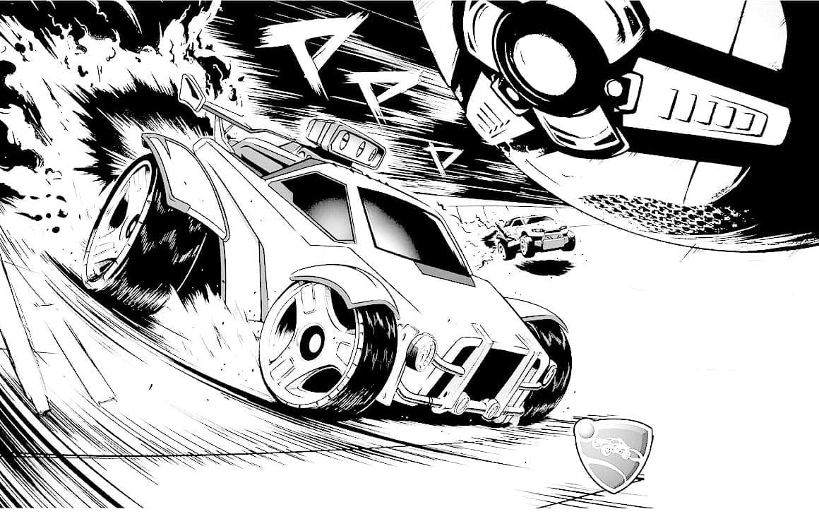 Desenho de Carro da Rocket League para Colorir e Pintar