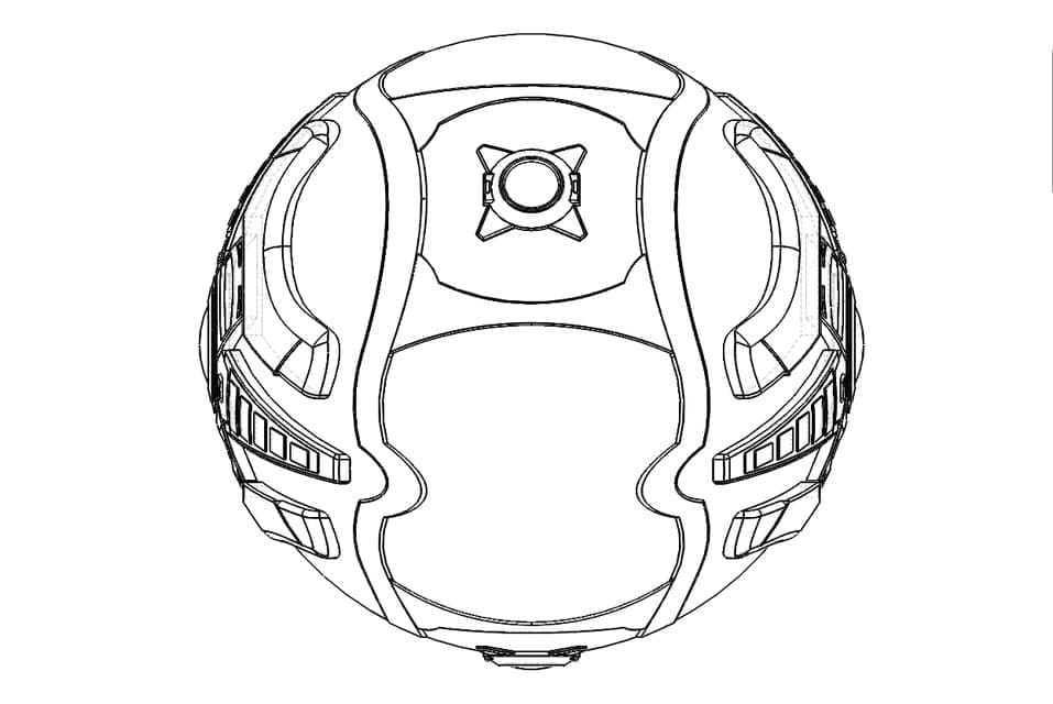 Desenho de Rocket League para Crianças para Colorir e Pintar