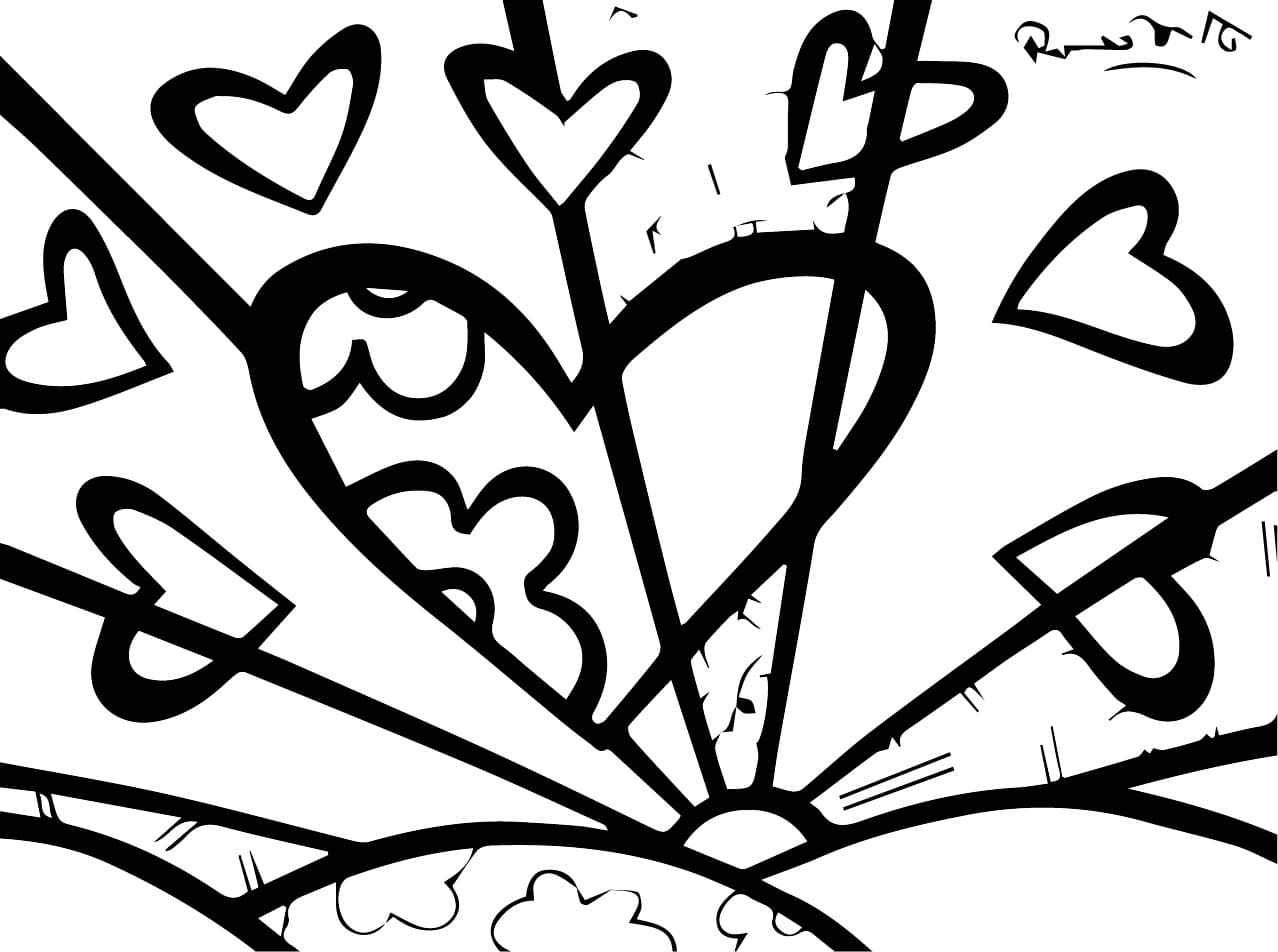 Desenhos de Foto de Romero Britto para Colorir e Pintar