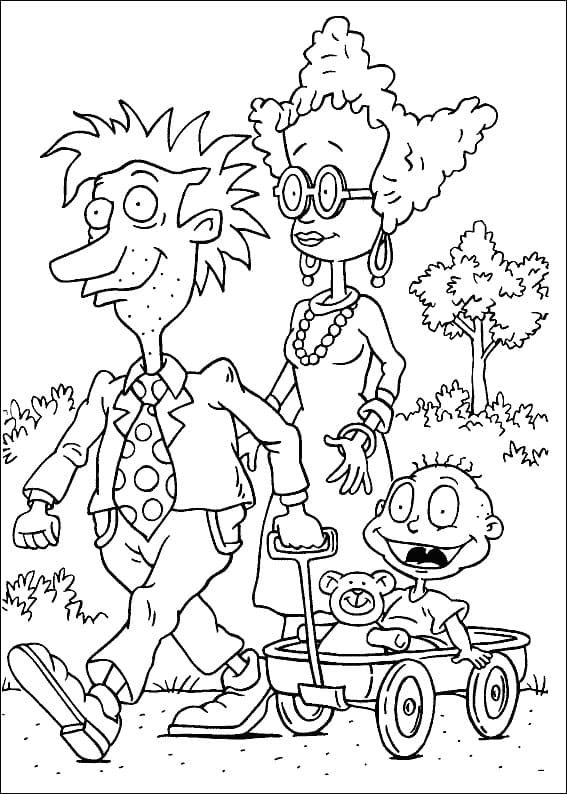 Desenho de Rugrats para Colorir e Pintar