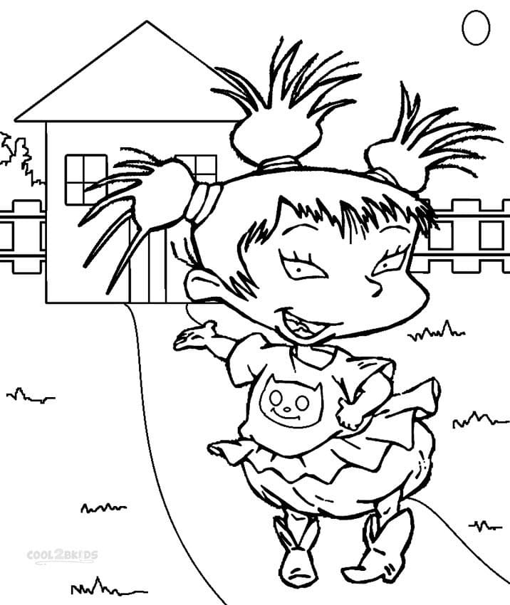 Desenho Kimi Rugrats para Colorir e Pintar