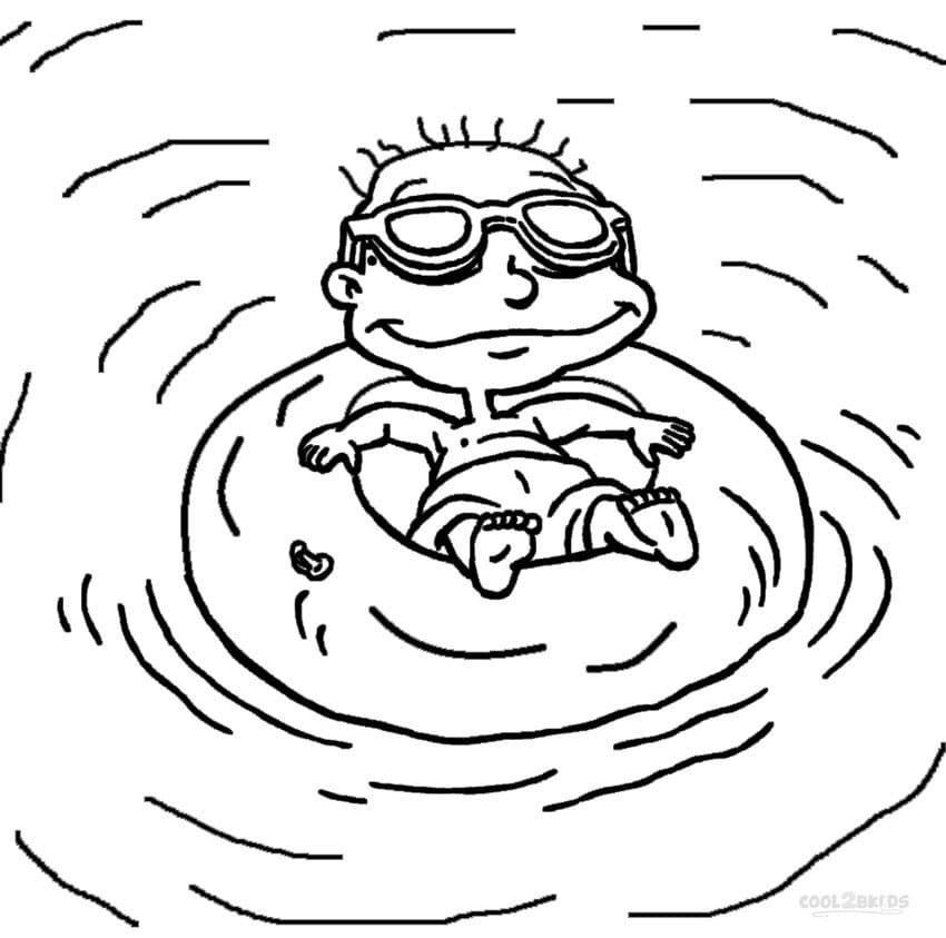 Desenho Tommy Pickles de Rugrats para Colorir e Pintar