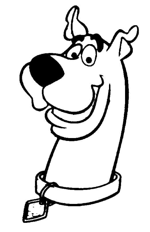 Desenho de Scooby Doo Grátis para Colorir e Pintar