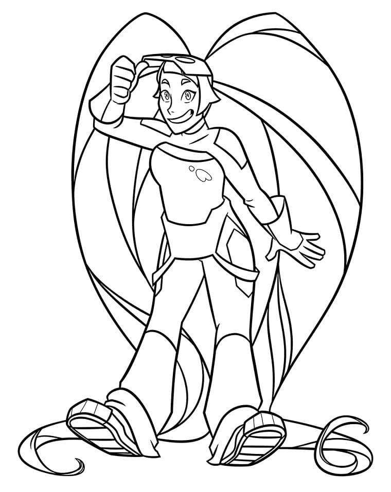 Desenho Entrapta de She Rã para Colorir e Pintar