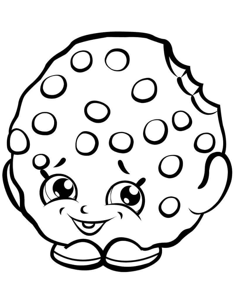 Desenho Kooky Cookie para Colorir e Pintar