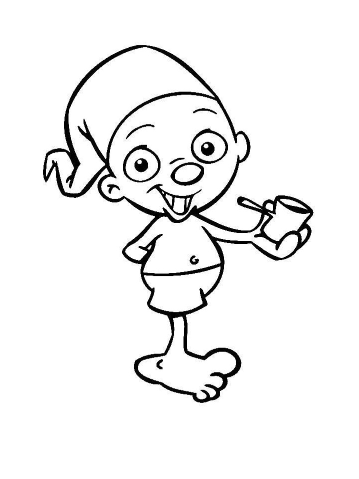 Baixar Desenho de Atividade Folclore Saci Perere e Pintar