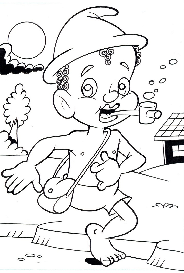 Desenho Dalenda do Saci Perere para Baixar e Pintar Grátis