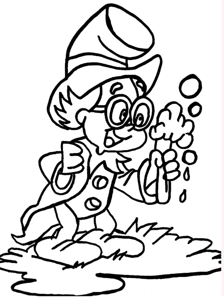 Desenho de Visconde de Sabugosa Grátis para Colorir e Pintar