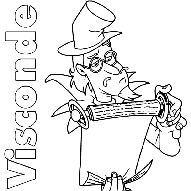 Desenho de Visconde de Sabugosa Imprimivel para Imprimir e Colorir e Pintar