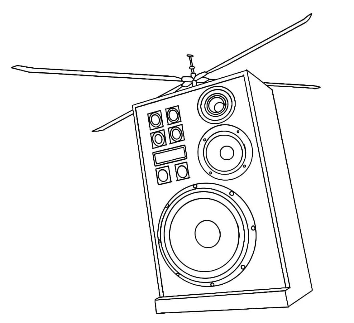 Desenho de Incrível Skibidi Toilet para Colorir e Pintar
