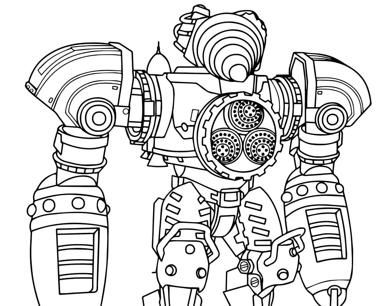 Desenho de Skibidi Toilet Titan Drill Man para Colorir e Pintar