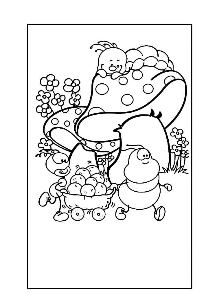 Desenho de Smilinguido Bíblico para Colorir em Casa e Pintar