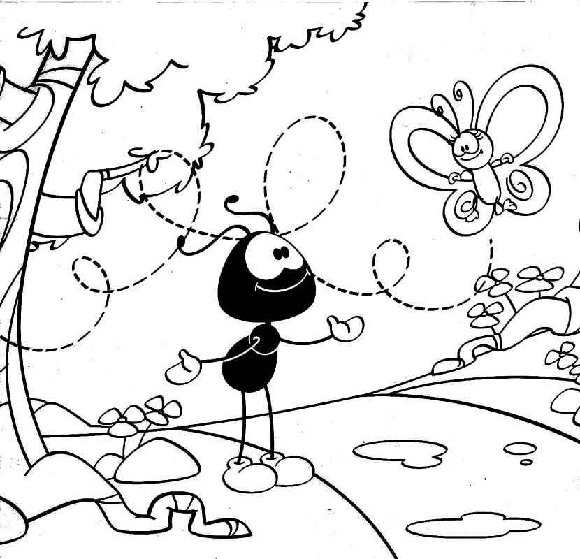 Desenho de Smilinguido Bíblico para Colorir Pdf e Pintar