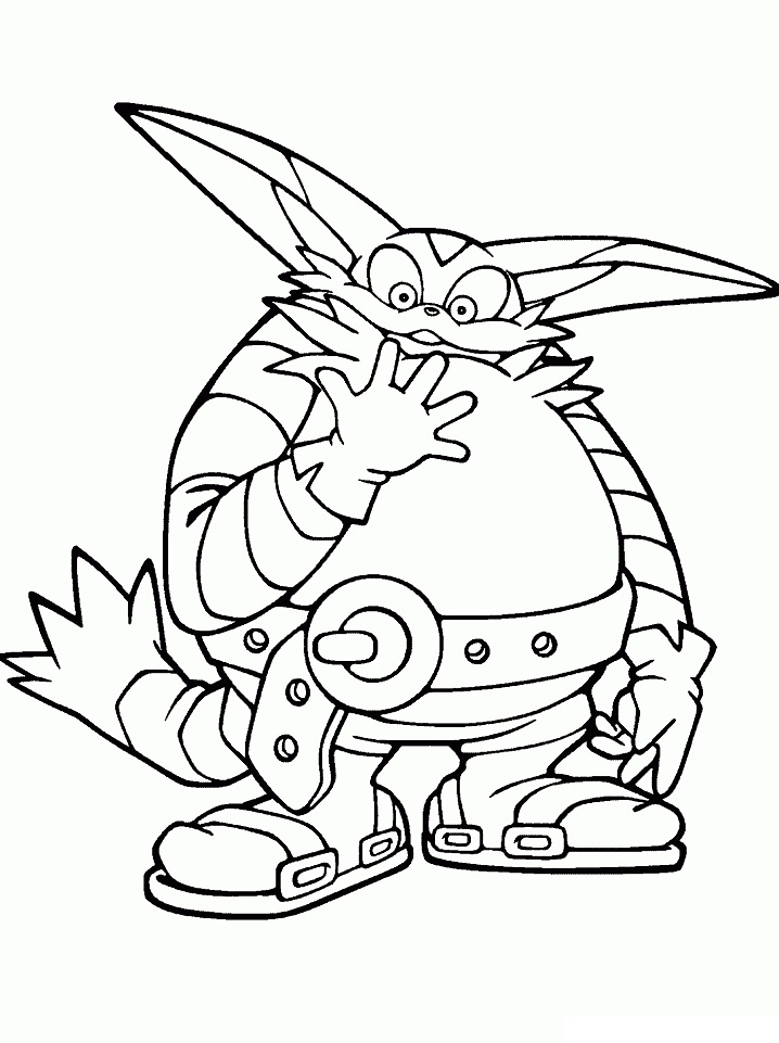 Desenho de Big The Cat para Colorir