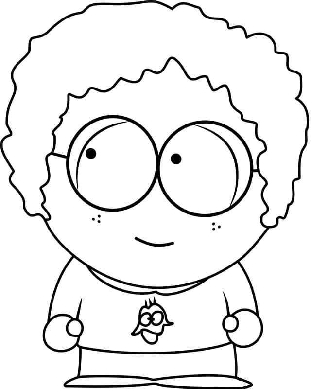 Desenho Dougie de South Park para Colorir e Pintar