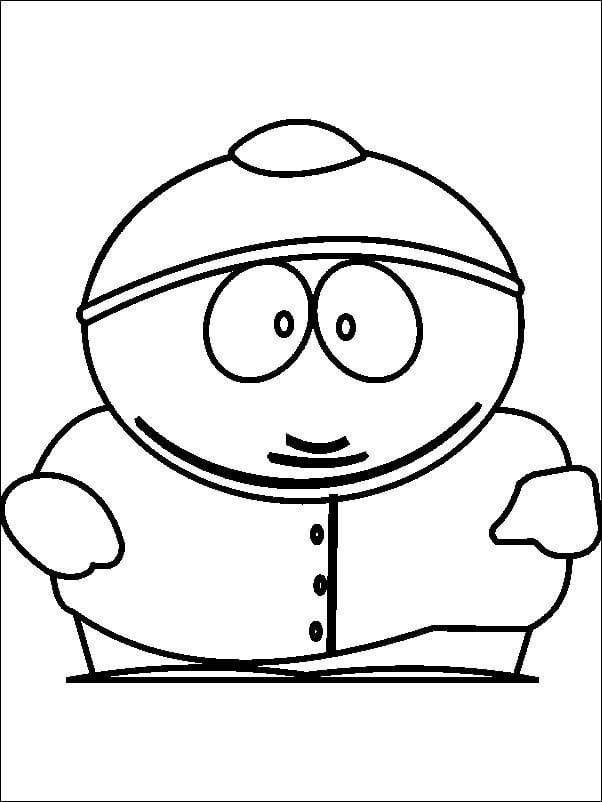 Desenho Eric Cartman de South Park para Colorir e Pintar