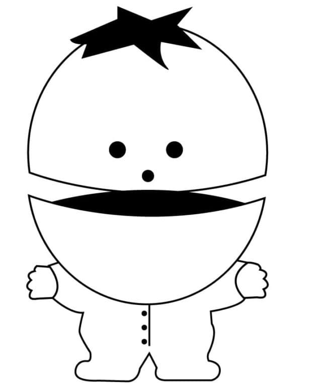 Desenho Ike Broflovski de South Park para Colorir e Pintar