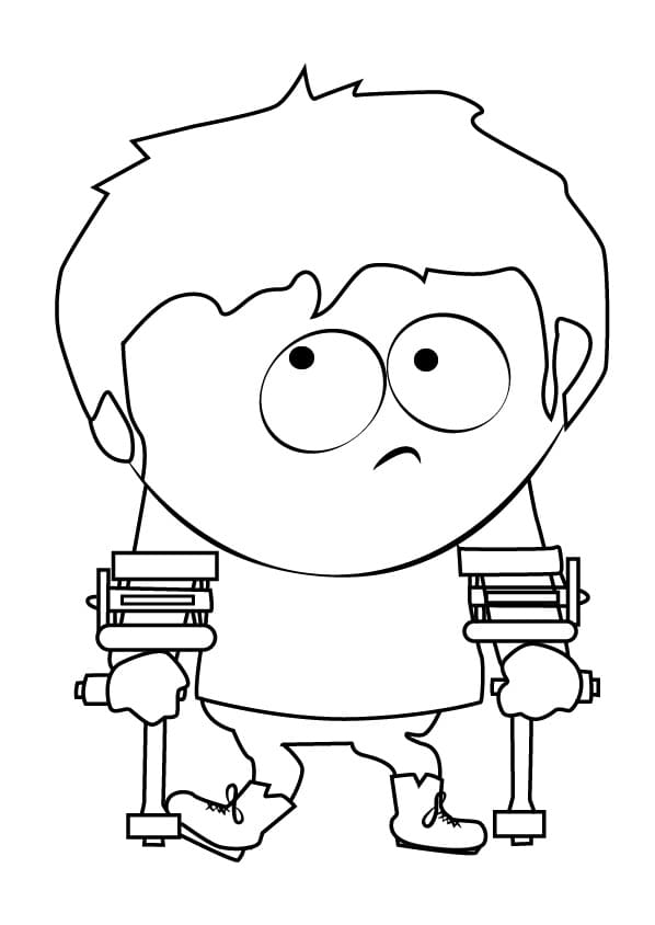 Desenho Jimmy de South Park para Colorir e Pintar
