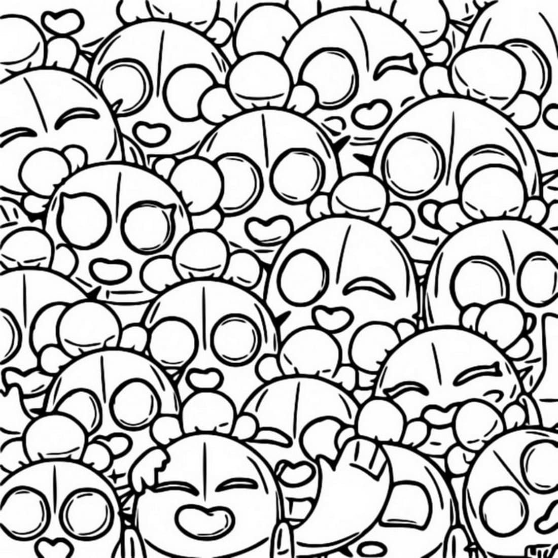 Desenho de Brawl Stars Spike para Colorir e Pintar